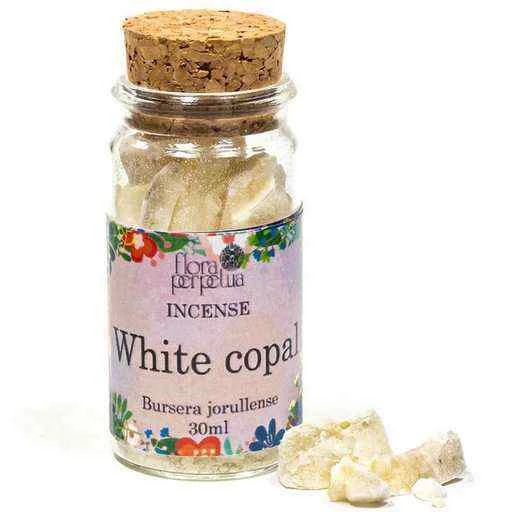 Incenso In Resina Copale Bianco -- 17 G; 30 Ml in vetro
