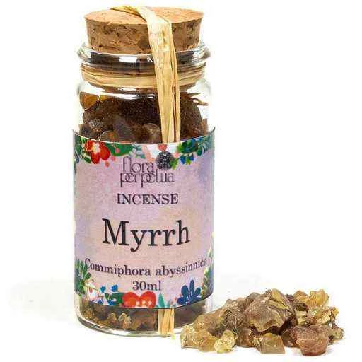 Incenso In Resina Mirra (Kenia) -- 20 G; 30 Ml in vetro
