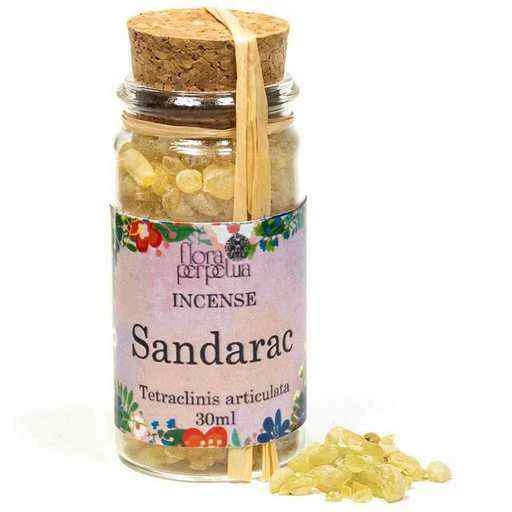 Incenso In Resina Sandarac -- 16 G; 30 Ml in vetro