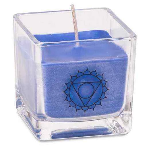 Candela Profumata Cera Di Colza Ecologica 5° Chakra -- 260