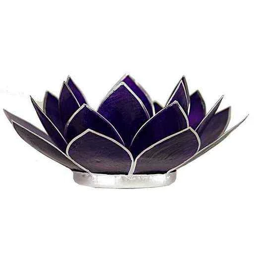 Loto Illuminazione 7° Chakra Viola -- 13,5 Cm