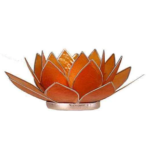 Loto Illuminazione 2° Chakra Arancione -- 13,5 Cm