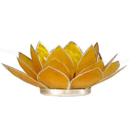 Loto Illuminazione 3° Chakra Giallo -- 13,5 Cm