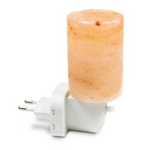 Lampada Di Sale Notturna Cilindro