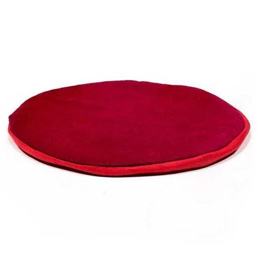 Supporto Per Campane Tibetane Piatto Rosso -- 20x1 Cm