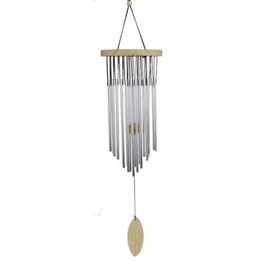 Campana A Vento 22 Canne E Legno -- 25 Cm