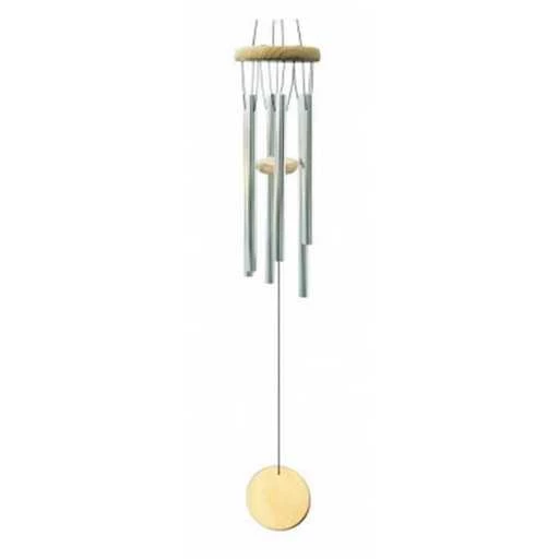Campana A Vento 5 Canne E Legno -- 45 Cm