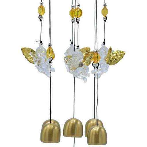 Campana A Vento Con Cinque Angeli -- 65 Cm