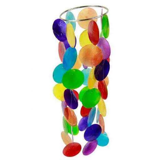 Campana A Vento In Conchiglia Capiz Piccola -- 35 Cm