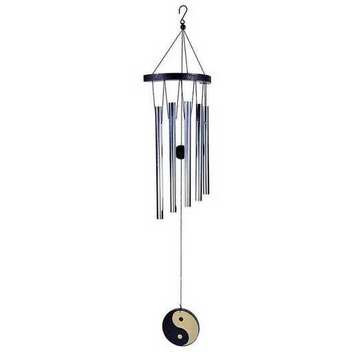 Campana A Vento Yin Yang Cinque Canne -- 35 Cm