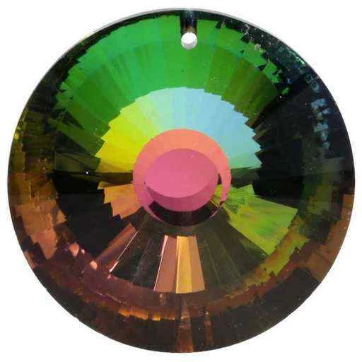 Cristallo Arcobaleno Cerchio Qualità Aaa -- 4,5 Cm