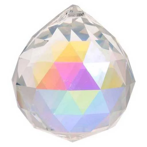 Cristallo Arcobaleno Sfera Qualità Aaa -- 5 Cm /2