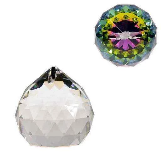 Cristallo Arcobaleno Sfera Qualità Aaa Grande -- 4 Cm /3