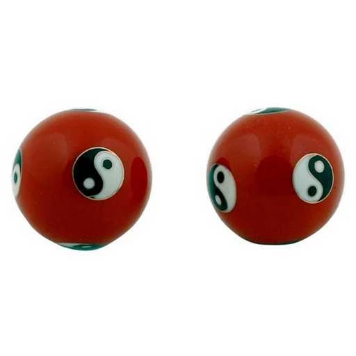 Sfere Qi Gong Yin Yang Rosso -- 4 Cm