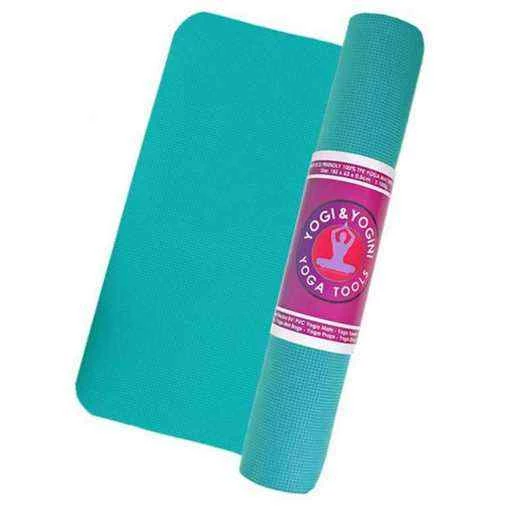 Yogi & Yogini Tappetino Yoga Turchese -- 1250 G; 63x185x0,5