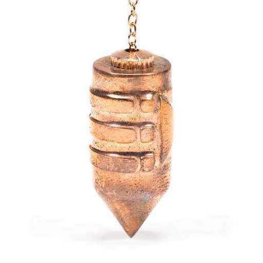 Pendolo Atlantis In Ottone Ramato -- 43 G; 4 Cm