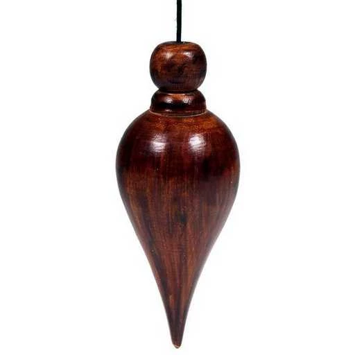 Pendolo Goccia In Legno -- 14 G; 7 Cm