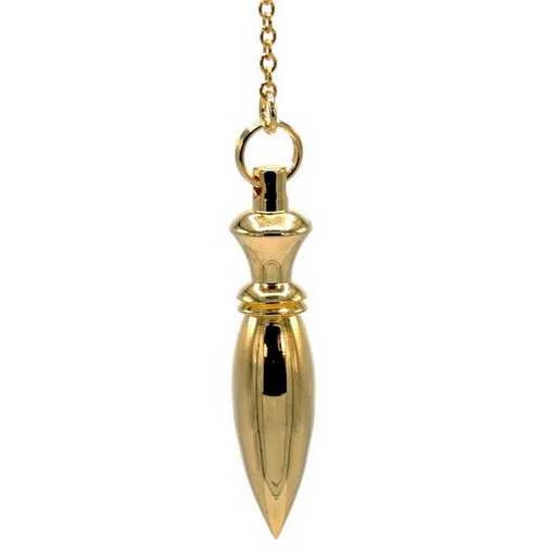 Pendolo In Ottone Dorato -- 14 G; 4,4 Cm