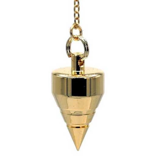 Pendolo In Ottone Dorato -- 18 G; 2,5 Cm