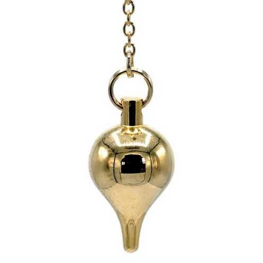 Pendolo In Ottone Dorato -- 27 G; 3 Cm