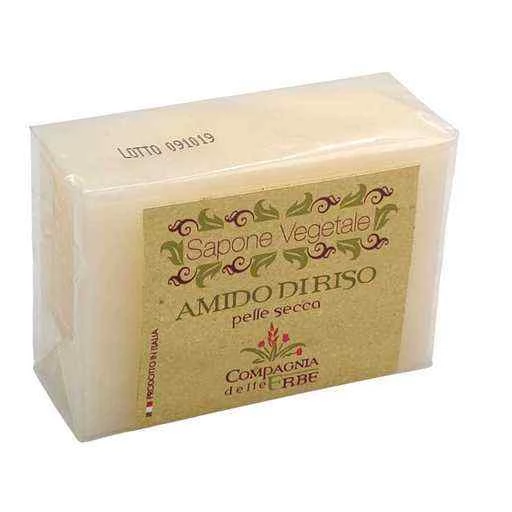 Sapone vegetale amido di riso -- 100gr