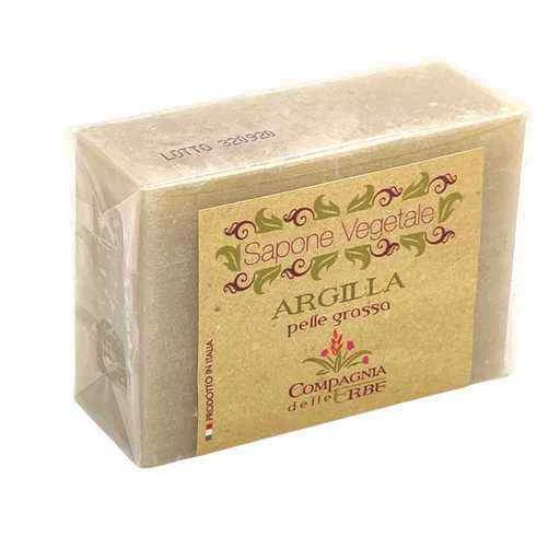Sapone vegetale argilla --  100GR