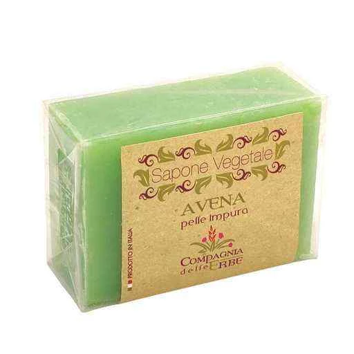 Sapone vegetale avena --  100GR