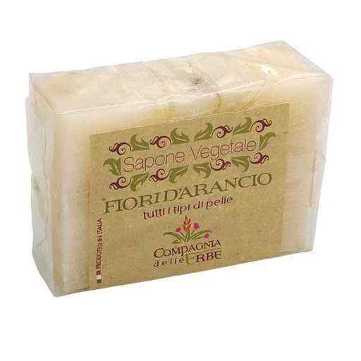 Sapone vegetale fiori arancio -- 100GR
