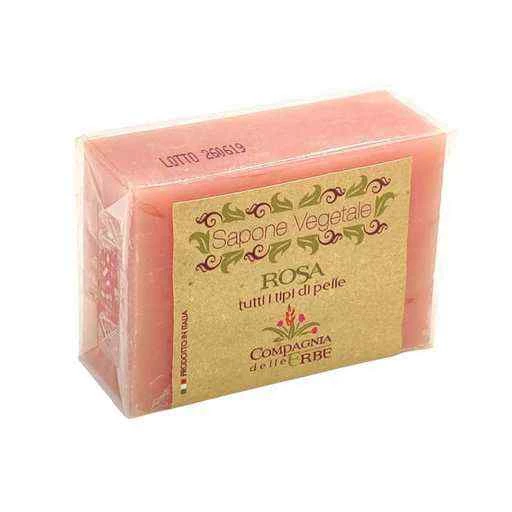 Sapone vegetale rosa -- 100GR
