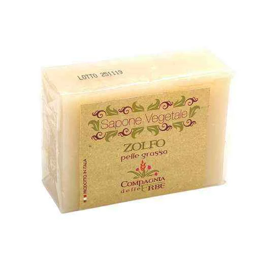 Sapone vegetale zolfo -- 100GR