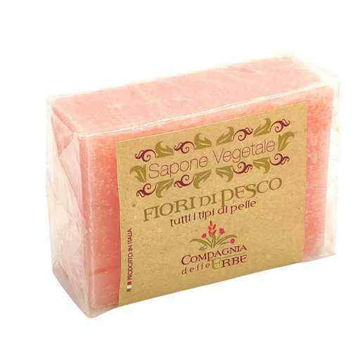Sapone vegetale fiori di pesco -- 100GR
