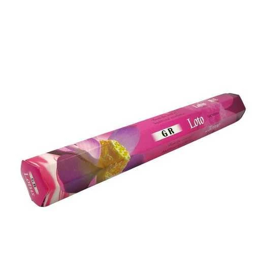 Incenso Lotus scatola esagonale -- 20 g