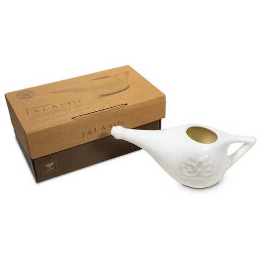 Neti pot da regalo con sale himalayano