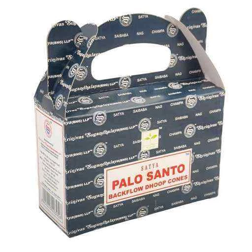Coni Di Incenso Satya a flusso inverso backflow -- Palo Santo -- 24 coni