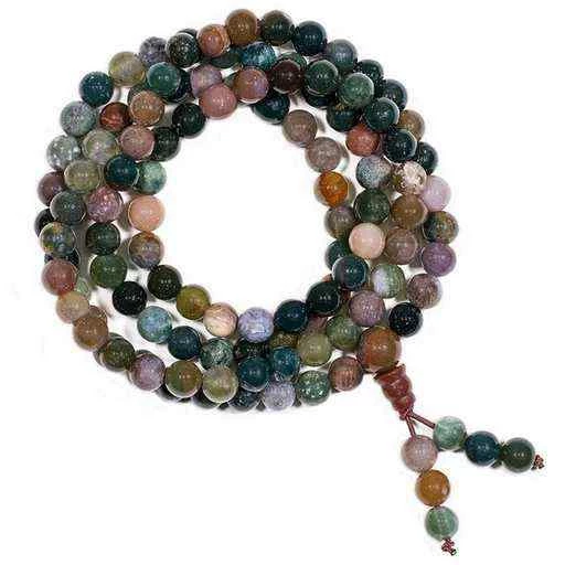 Mala in Agata elastico -- 0.6 cm