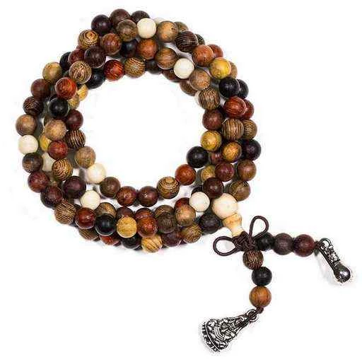 Mala in quattro legni elastico con decorazioni -- 0.6 cm