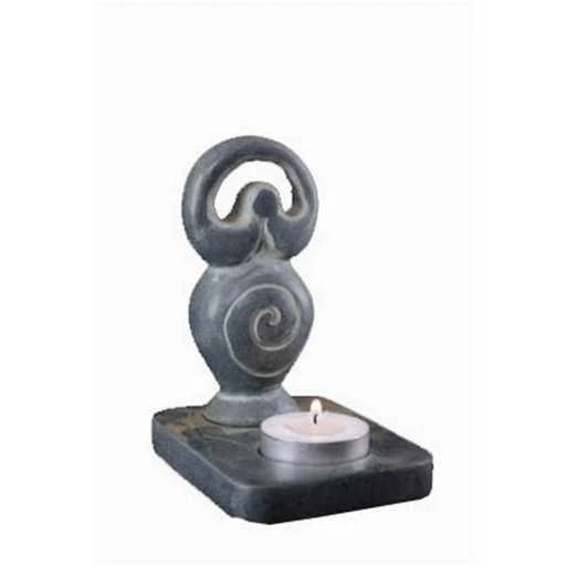 Portalumino Divinità pietra ollare -- 11 cm