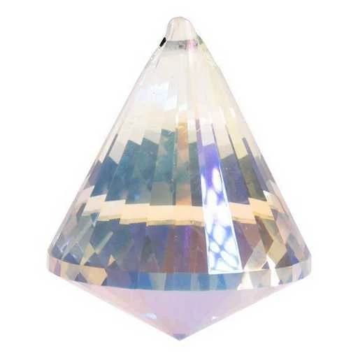 Cristallo arcobaleno Cono qualità AAA -- 4.2x5.3 cm