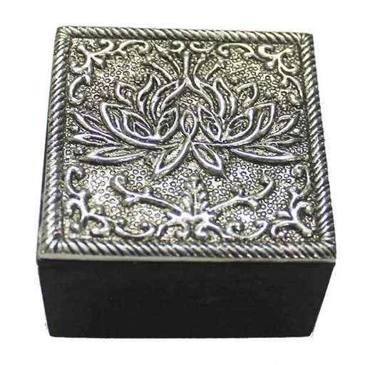 Scatola per gioielli Loto -- 6x6x4 cm