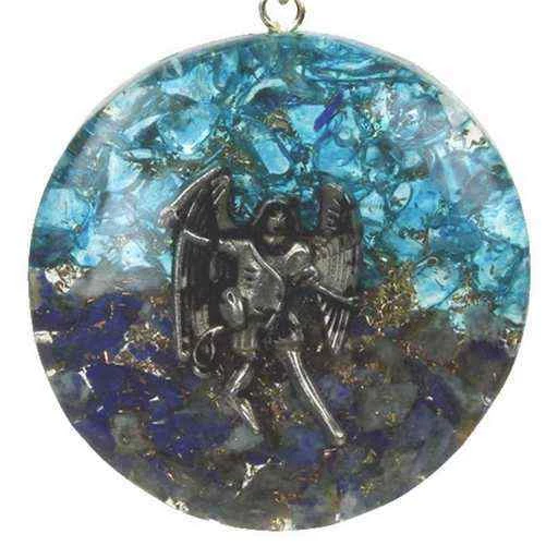 Orgonite ciondolo Arcangelo Michele -- 4 cm