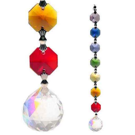 Cristalli da finestra Sfera Aurora Feng-Shui Chakra -- 20 cm