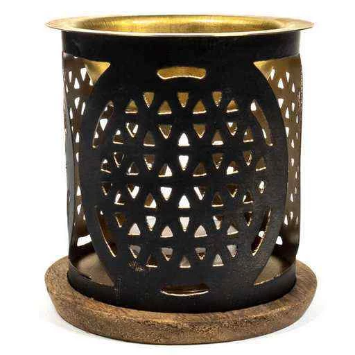 Aromafume brucia incenso Fiore della vita -- 8x9cm; 120g