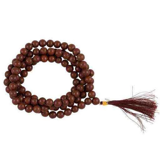 Mala Diaspro rosso 108 perle -- 0.8 cm