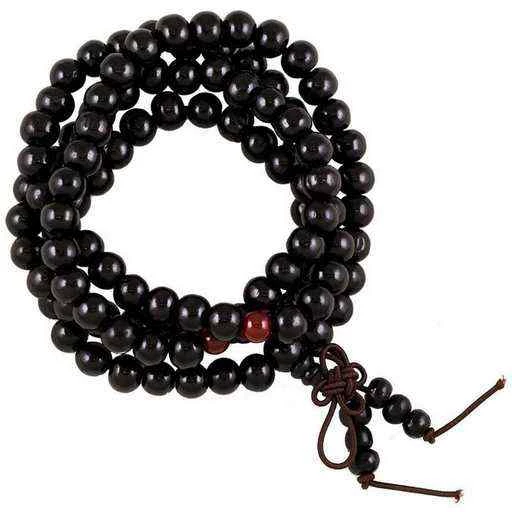 Mala legno grani ornamentali -- 0.8 cm