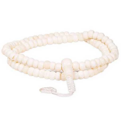 Mala in osso naturale 108 grani -- 0.6 cm