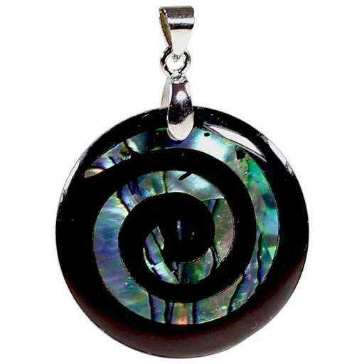 Pendente a spirale Madreperla -- 3 cm