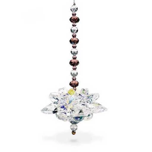 Feng Shui Loto in cristallo -- 10 cm
