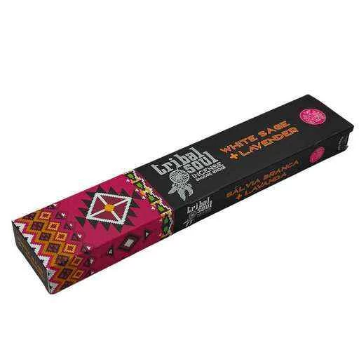 Incenso Hari Darshan Tribal Soul  -- Salvia bianca e Lavanda -- 15 G