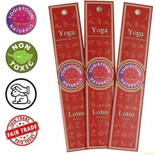 Incenso Yoga Lotus -- 20 g 3 confezioni