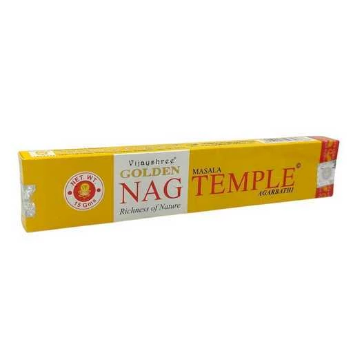 Incenso Vijayshree Golden Nag Temple -- 1 confezione da 15 g